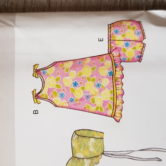 2 for $15 New Look 6394 Baby Bonnet Outfits - Picture 4 of 5